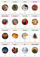 Vista previa - Juegos / Gamificación - Cartes amb vocabulari de Nadal en català - página 1
