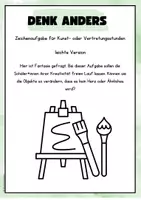 Vorschau - Arbeitsblätter - Denk anders - einfache Version - Deckblatt