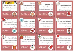 Vorschau - Spiele - Lese- und Bewegungsspiel: "Ich habe... Wer hat...?" nach den Weihnachtsferien (Kl.2-4) - Seite 2