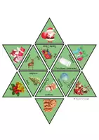 Vorschau - Arbeitsblätter - Christmas- Lesestern/Legestern - Seite 1