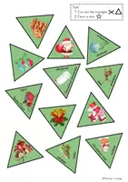 Vorschau - Arbeitsblätter - Christmas- Lesestern/Legestern - Seite 3