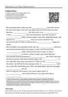 Vorschau - Arbeitsblätter - Arbeitsblätter zum Thema "Demonstration" + Lösung & MP3 + Mindmap + Infografik - Deckblatt