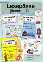 Vorschau - Spiele - Lesepässe 1-3 I Kl. 1-4 - Deckblatt