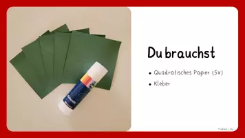Vorschau - Mal- und Bastelvorlagen - 3D Weihnachtsstern: Bastelanleitung und digitales Tafelbild - Seite 2