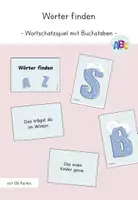 Vorschau - Spiele - Wörter finden : Wortschatzspiel mit Buchstaben - Deckblatt