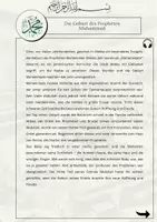 Vorschau - Arbeitsblätter - Die Anfänge des Islams: Die Geburt des Propheten Muhammed - Seite 1