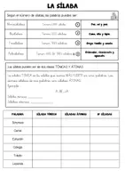 Vista previa - Hojas de trabajo - LA SÍLABA - página 2