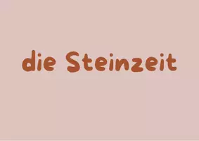 Vorschau - Poster - Merkblätter zur Steinzeit - Deckblatt