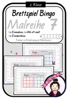 Vorschau - Arbeitsblätter - MATERIALPAKET Malreihe 7 | Arbeitsblätter & Spiele - Seite 1