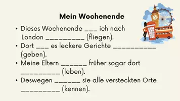 Vorschau - Stundenentwürfe - Perfekt inkl Lösungen - Teil 7 - Verben - Deutsch - Seite 3