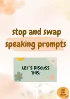Vorschau - Präsentationen/Tafelbilder - prompt cards, topics for discussion, speaking prompts, brain break - Deckblatt