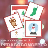Aperçu - Fiches - Cachette de Noël - Page de couverture
