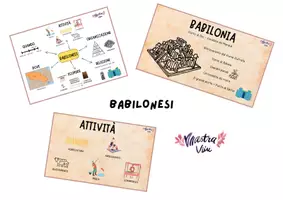 anteprima - Materiale di supporto/inclusione - I Babilonesi: presentazione, mappa e quadro di civiltà - Pagina di copertina