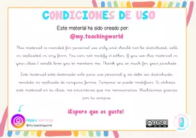Vista previa - Refuerzo / NEE / Materiales de apoyo - Trabajamos las preposiciones y conjunciones - página 1