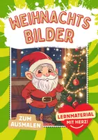 Vorschau - Mal- und Bastelvorlagen - Weihnachtsbilder Weihnachtsmotiv Weihnachtsausmalbild Motive - Deckblatt
