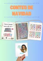 Vista previa - Refuerzo / NEE / Materiales de apoyo - Conteo de Navidad (+25 tarjetas) - Portada