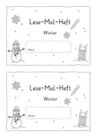 Vorschau - Anderer Materialtyp - Lese-Mal-Heft Winter 1./2. Klasse - Seite 3