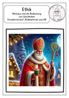 Vorschau - Stundenentwürfe - Ethik 1 Nikolaus und die Bedeutung von Geschenken - Deckblatt