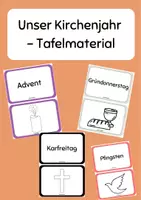 Vorschau - Poster - Tafelmaterial- Unser Kirchenjahr - Deckblatt