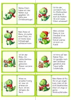 Vorschau - Arbeitsblätter - Freiarbeit Lesedomino und Kreatives Schreiben Weihnachtsdinos - Seite 2