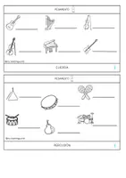 Vista previa - Hojas de trabajo - Familias de instrumentos/ Instrument families - página 3