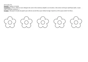 Aperçu - Matériel pour travaux manuels / dessin - Découpage fleurs PS - Page de couverture