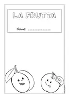 Vorschau - Arbeitsblätter - Arbeitsblätter "La frutta" auf Italienisch - Deckblatt