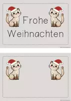 Vorschau - Bildkarten - Weihnachten in deiner Katzen-Klasse - Seite 3