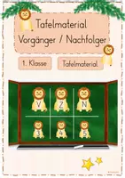 Vorschau - Präsentationen/Tafelbilder - Einführung Vorgänger Nachfolger in der 1. Klasse - Deckblatt