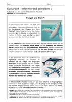 Vorschau - Fördermaterial/Inklusion - Arbeit Bionik informierend schreiben - Deckblatt