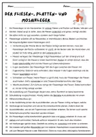 Vorschau - Fördermaterial/Inklusion - Text der Woche: Fliesenleger - Seite 1