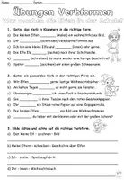 Vorschau - Arbeitsblätter - Übungen zu Verbformen "In der Elfenschule" DaZ / DaF / Deutsch - Seite 2