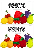 Vorschau - Arbeitsblätter - FRUITS- A5-Heftchen - Übungsmaterial - Arbeitsblätter - Seite 2