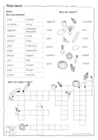 Vorschau - Arbeitsblätter - VEGETABLES - Gemüse - Worksheet - Arbeitsblatt - Seite 2