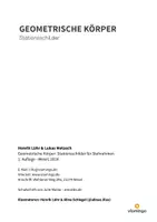 Vorschau - Mal- und Bastelvorlagen - Geometrische Körper: Stationsschilder für Stehrahmen - Seite 1