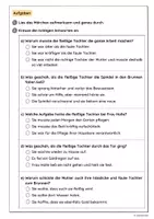 Vorschau - Arbeitsblätter - Frau Holle (Märchen) - Seite 3