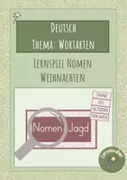 Vorschau - Spiele - Lernspiel Nomen-Jagd Weihnachten - Deckblatt