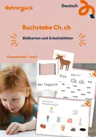 Vorschau - Arbeitsblätter - Buchstabe Ch, ch | Buchstabenlehrgang Klasse 1 und 2 - Deckblatt