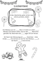 Vorschau - Text - Sankt Nikolaus Lückentexte - Seite 1