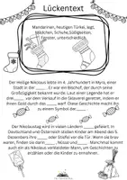 Vorschau - Text - Sankt Nikolaus Lückentexte - Seite 2