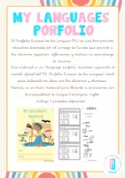 Vista previa - Hojas de trabajo - Porfolio Europeo de las Lenguas - Portada