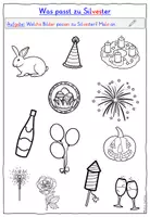 Vorschau - Arbeitsblätter - Silvester weltweit Klasse 1-2 Arbeitsheft differenziert (Silvester in aller Welt) - Seite 3