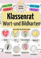 Vorschau - Bildkarten - Klassenrat in der Grundschule - Bild- und Wortkarten - Deckblatt