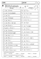 Vorschau - Arbeitsblätter - Blitzlesen Winter (dreifach differenziert, Lesen und Zeit stoppen) - Seite 2