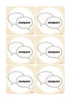 Vorschau - Poster - Chatpoints - Karten zum Aushang im Klassenzimmer - schlicht - Seite 3