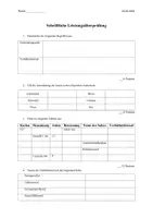 Vorschau - Arbeitsblätter - Schriftliche Leistungsüberprüfung/ Übungsmaterial Salzbildung (Ionen) - Deckblatt