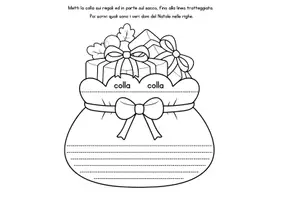 anteprima - Altro tipo di materiale - Il sacco dei veri doni del Natale – Lavoretto per bambini - Pagina 2
