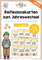 Vorschau - Arbeitsblätter - Reflexionskarten zum Jahreswechsel (36 Karten) - Deckblatt