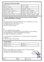 Vorschau - Test - Klassenarbeit Dezimalzahlen (3-fach differenziert) - Seite 1