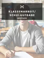 Vorschau - Klassenarbeiten - Schilderung Jgst. 5-7 (Klassenarbeit Angabe) - Deckblatt